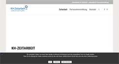 Desktop Screenshot of kh-zeitarbeit.de